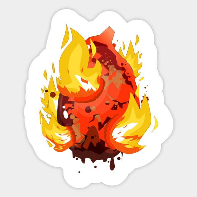 Crimson dofus Sticker by Mediosa